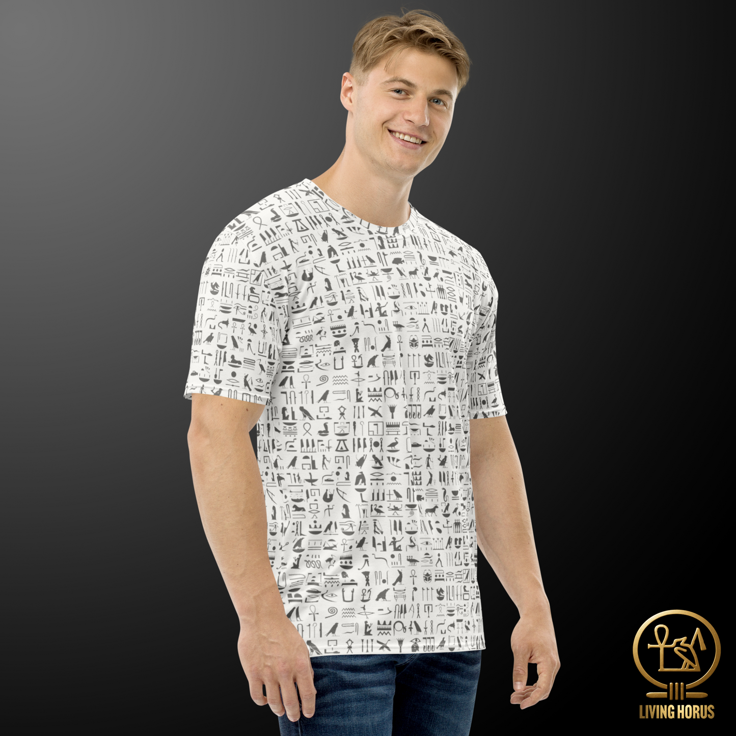 White Hieroglyph T-Shirt