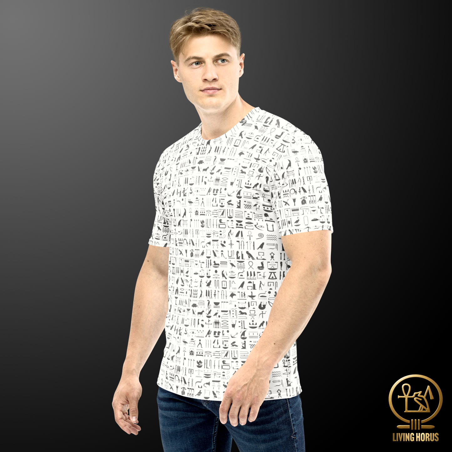 White Hieroglyph T-Shirt