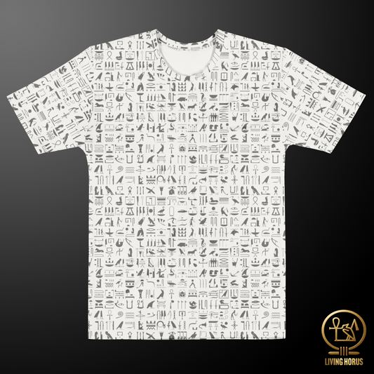 White Hieroglyph T-Shirt