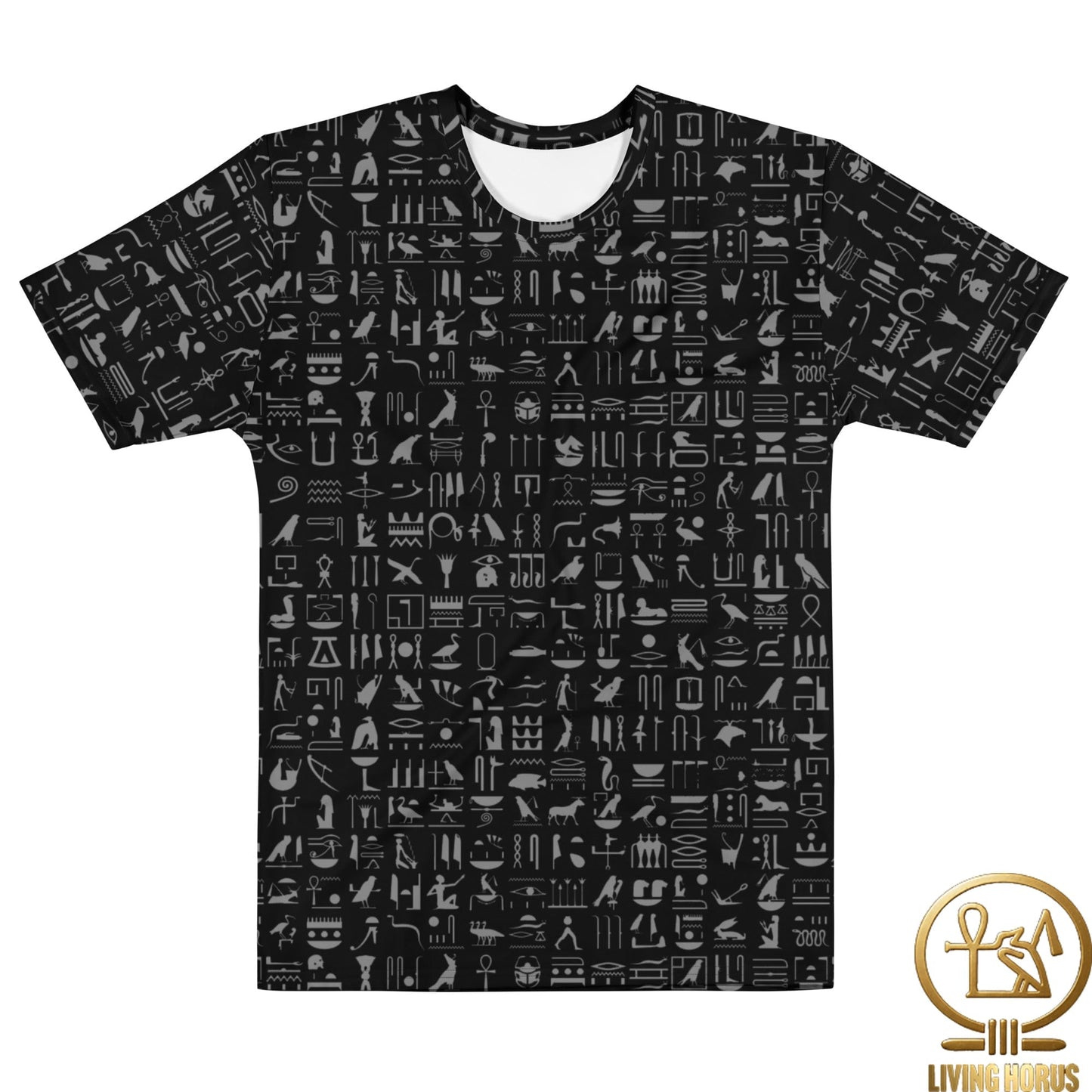 Black Hiero Men’s cotton crew neck t-shirt