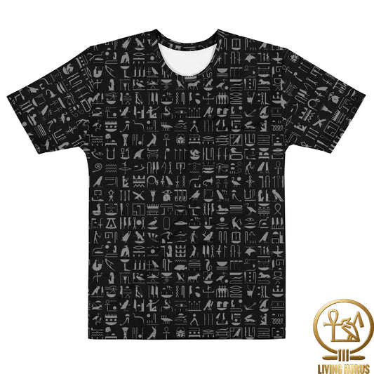 Black Hiero Men’s cotton crew neck t-shirt