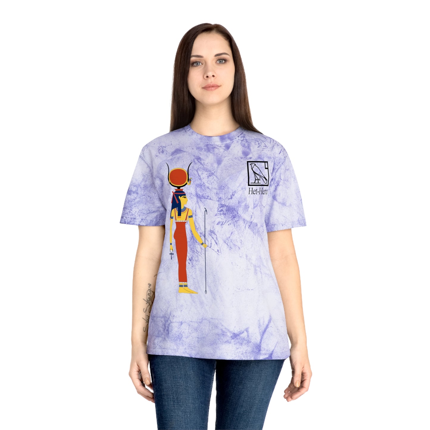 Goddess Hathor Color Blast T-Shirt