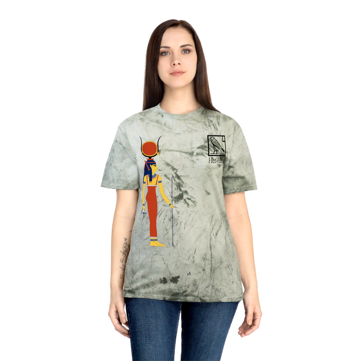 Goddess Hathor Color Blast T-Shirt