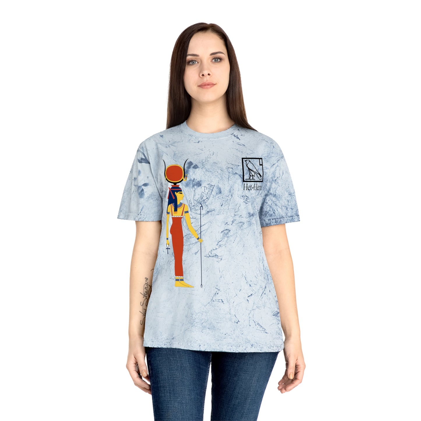 Goddess Hathor Color Blast T-Shirt